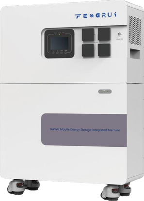 16 kWh Wheeled Portable All-in-One ESS (Dual MPPT, 10 kW Output)